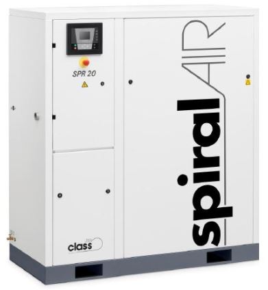 chicago pneumatic SPR20 20 HP oil free scroll air compressor package with 4 compressor units