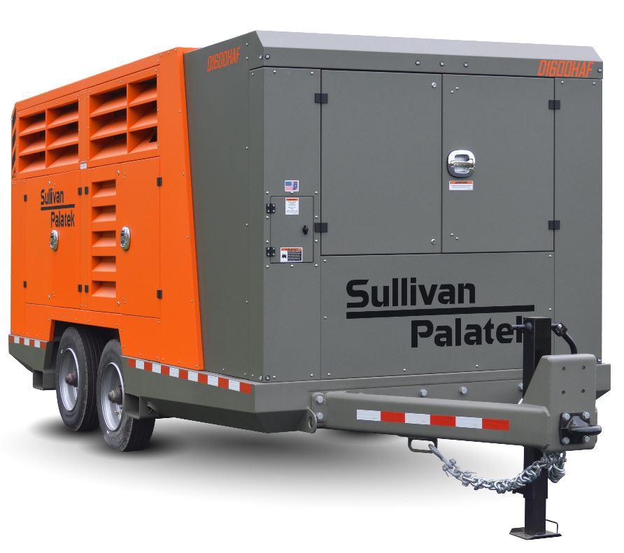 sullivan palatek D1600 portable diesel air compressor